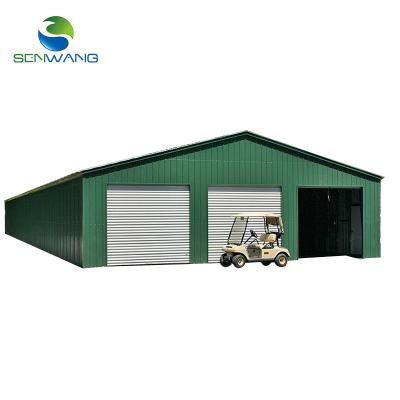 China Custom Portable Metal Prefab Large Steel Carport And Garage Kits for sale