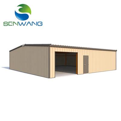 China Durable Prefab Cold Formed Steel Warehouse Metal Garage Buildings for sale