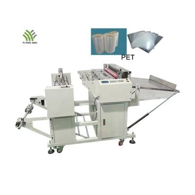 China Garment Shops CE Certificate Automatic Fixed Length Cutter PVC Roll to Sheet Cutting Machine Roll Film Cutting Machine for sale