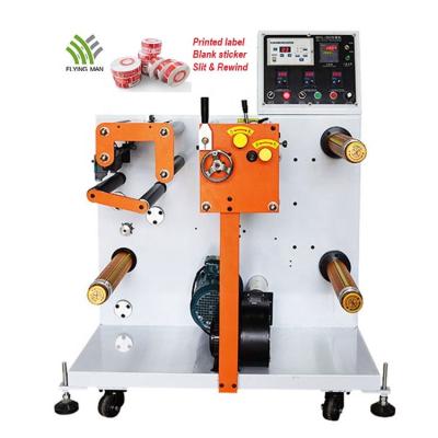 China Garment Shops Automatic High Speed Tape Slitter Rewinder machine Label Slitting Machine for sale