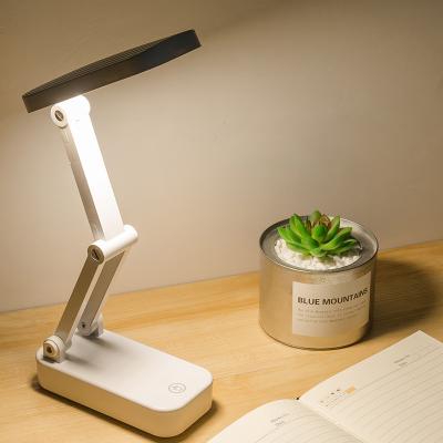 China Modern drop shipping touch design led study lighting with usb port folding table reading book lamp for bedroom for sale