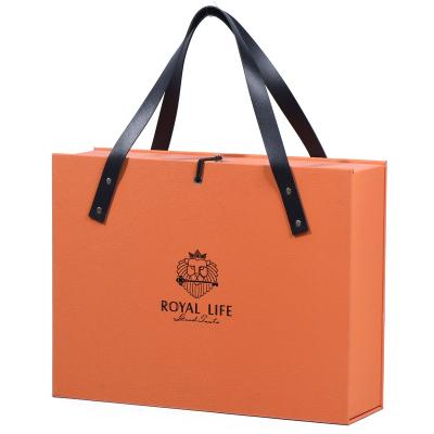 China Recyclable Custom Logo Printed Luxury Retail Retail Merchandise Euro Tote Bag For Packaging Art Paper Shopping Bags For Garments / Apparel for sale