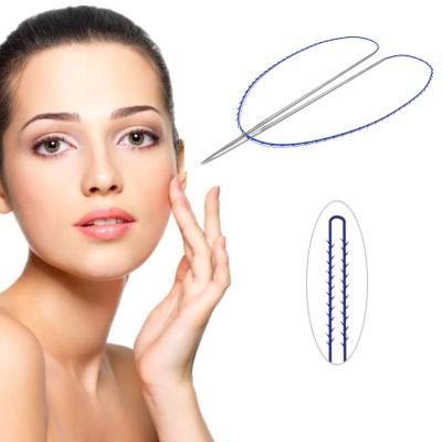 China Safe and reliable Korea pdo 3d needle double tooth absorbable cosmetic thread lift for face body lifting for sale