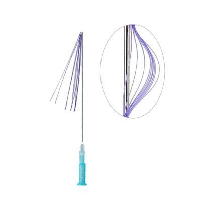 China Safe And Reliable Korean Tooth 6D W 18G 100mm Breast Lift Wires Pdo Blunt Wires For Nose Lifting for sale