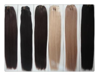 China Top Quality Straight Virgin Hair Weft With Thick End Remy Hair Extensions 8-24