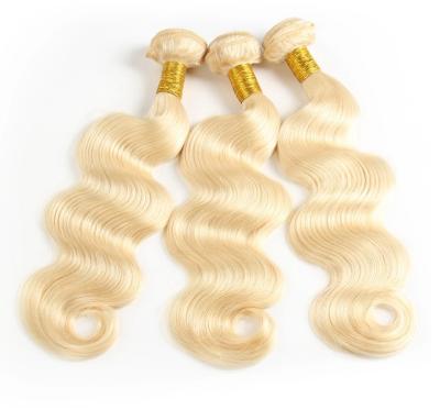 China Wholesale Straight Blonde 613 Virgin Hair, Unprocessed 100% Virgin Hair Extension, Highest Quality Thick End Hair Weave. for sale