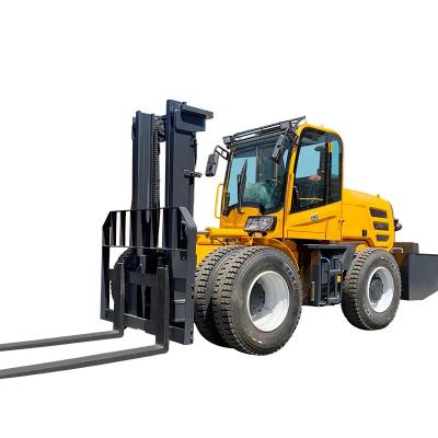 China food & Beverage Factory 4WD Forklift 3 Ton Off-Road 4WD Forklift for sale