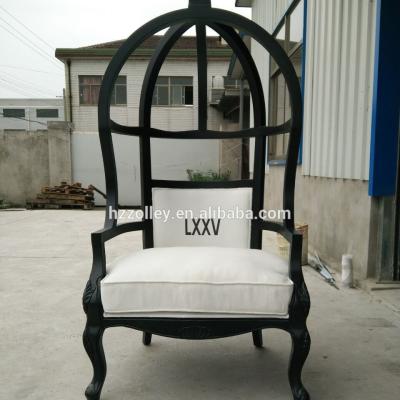 China Leisure Chair Antique European Style Vintage Handmade Wooden Egg Chair Canada for sale