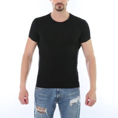 China Anti-Wrinkle Soft Touch Classic Simple Shirt Latest Designs Slim Fit Organic Cotton T-shirt Gym Blank Custom T-shirt for sale