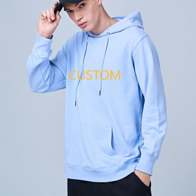 China Custom Men's Hoodie 100% Custom Logo Hoodie Embroidery Plus Size Anti-wrinkle Wholesale OEM Men's Sweater Cotton for sale