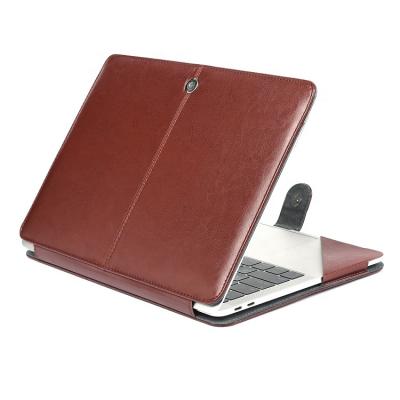 China Wholesale High Quality Genuine Leather Case Protector Cover For Macbook Pro Air Case 13.3inch Leather Bag for sale