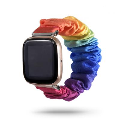 China Scrunchie Lightweight Durable Elastic Watch Band For Apple Watch 42mm Wrist Band Replacement Strap Slim 38mm Narrow Watch Band For iWatch for sale