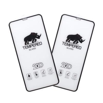 China Wholesale High Quality Full Glue 0.4mm Mobile Phone Tempered Glass Screen Protector Glass Screen for iphone 11 pro for xiaomi for Samsung for sale