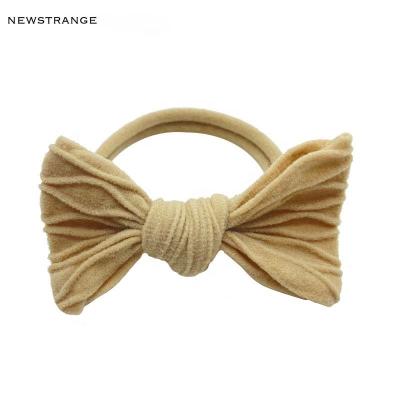 China Wholesale Original Hair Accessory Bowknot Hair Ties Shapes Colorful Soft Hair Accessories Headbands Popular Bow Headbands For Girl for sale