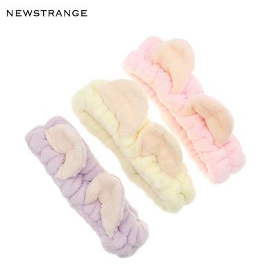 China Cat Ear Headband Wash Face Plush Cute Cat Ear Hairband For Girls Hair Decoration 2022 Fashion Spa Headwraps Women Makeup Headband for sale