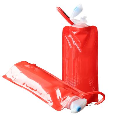 China Bulk Sustainable Collapsible Water Bottle Drinkable Plastic Water Bottles The Water Bottle With Print for sale