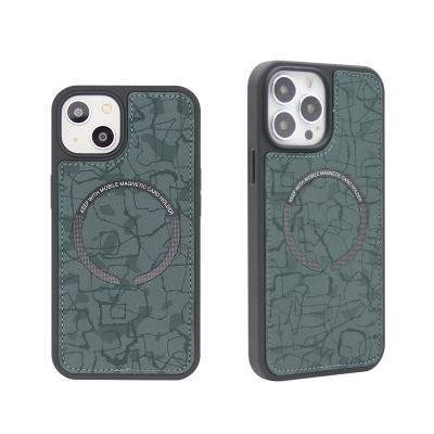 China Unique Creative Pattern Shockproof Ring Leather Mobile Phone Magnetic Filling Case for iPhone 13 max iPhone 12 pro for sale