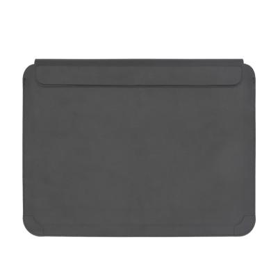 China New Design Eco-friendly PU Leather Laptop Sleeve Cover Case Bag With Stand For Macbook Notebook 13inch 14inch 15inch for sale