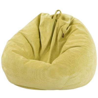 China Modern Beanbag Sofa Cover Living Room Bean Bag Chair Modern Corduroy Style Sofa Spinning Cover for sale