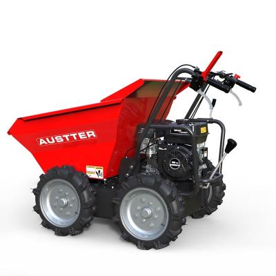 China Cultivate 2022 New Calculation Loading Capacity 300 Kg Mini Garden Machine Gas Powered Mini Dumper Wheeled Dumper Dumper for sale