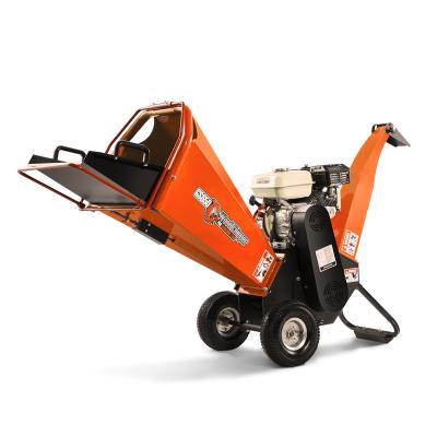 China Farms Garden Use TUV CE Approved Gasoline Engine Wood Chipper Shredder With 6.5hp Power for sale