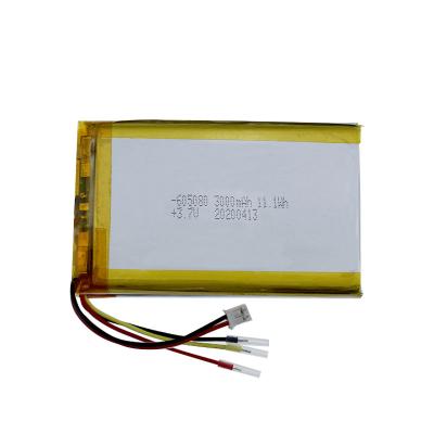 Cina HB Custom Battery 3.7V 605080 3000mAh Lithium Polymer Battery in vendita