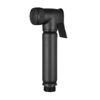 China Without Needle Shattaf Black Color Hand High Quality Toilet Stainless Steel Held Bidet Sprayer Bathroom Accessories for sale