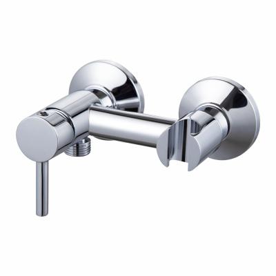 China Without Slide Bar Wall Mount Faucet Rain Shower Mixer Bidet Sprayer Faucet Bath Room Brass Monobolic Mixer Tap Faucets for sale