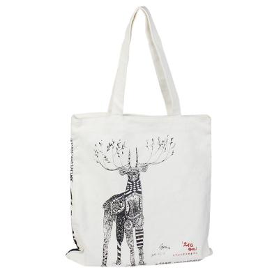 China 100gsm Segeltuch wiederverwendbarer Tote Shopping Bags Waterproof Beach Tote With Zipper zu verkaufen