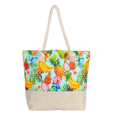 China Lona reutilizable resistente Tote Bags, bolsos que hacen compras de lino de la serigrafía en venta