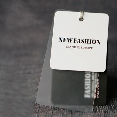 China 300gsm ropa de encargo Hang Tags, etiquetas del oscilación de la cartulina del SGS los 3.5cm en venta