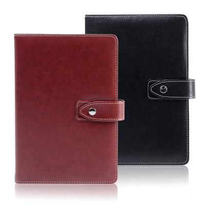 Chine Journal hebdomadaire de cuir de planificateur de carnet de livre à couverture dure d'A6 A5 avec Pen Holder à vendre