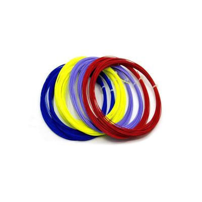 China Portable Excellent Noise China Premium Goods Badminton Hitting Material Cost Effective Line Colored Nylon String for sale