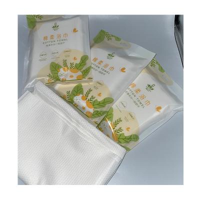 China Factory Sustainable Comfortable Soft Quick Dry Compressed Bath Towels Disposable Bath Towel for sale