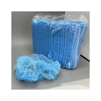 China Sustainable Durable Nonwoven Fabric Shower Hats Turban 100 Style Disposable Hats for sale