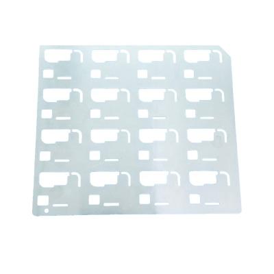 China Stainless Steel Metal Horn Mesh Stainless Steel Etching Stamping Curve Mesh Earpiece Mesh Corrosion Screen Steel Printed Name Plate for sale