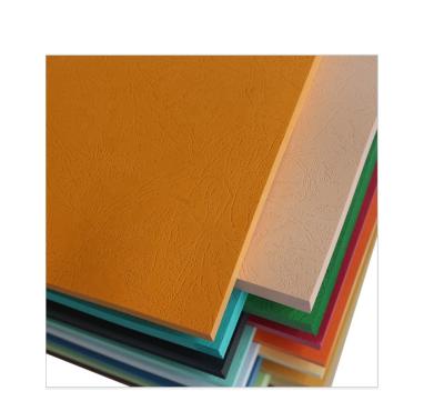 China Grain Color Paper 230gsm A4 Moisture Proof Leather Book Cover For Binding for sale