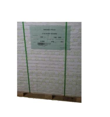 China NINGBO PLI C1S Anticurl Ivory Board Paper for sale