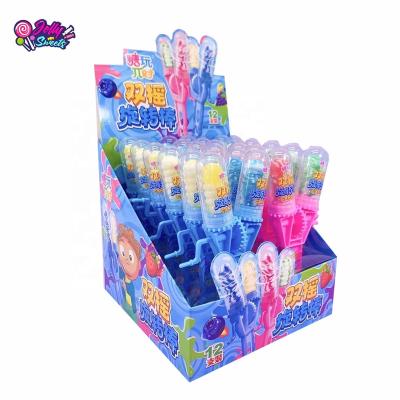 China Cartoon Toys New Arrival Hard Candy Funny Hand Spinning Double Spinning Candy Toys For Children for sale