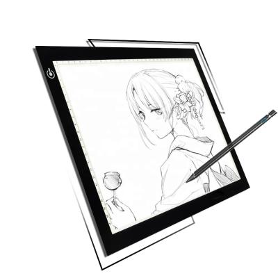 China Ultra thin a4 drawing led light drawing led eye protectionLED board portable USB discovery board for sale