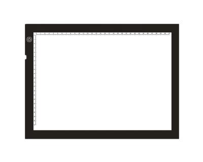 China Super-thin Led Light Drawing Board A3 Size Guide Acrylic Board Led Protective LGP A2 A4 Light Finding Board For Artist Rectangle for sale