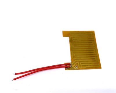 China Industrial Heating Parts Standard ITO Film Heating Element Polyimide Film Etched Aluminum Heaters With Thermistor for sale