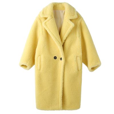 China High Quality Wool Coat Anti-wrinkle Ladies Winter Fur Jacket Oversize Leopard Print Genuine Warm Shearling Teddy Coat Women for sale