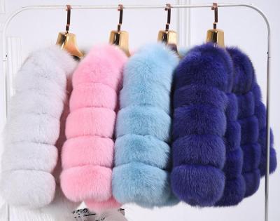 China From Factory Anti-wrinkle Fox Fur Coat Women Classic Style Winter Coat Directly For Women Fur Coat Fluffy Fox The Real for sale