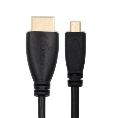 China Vnew Multimedia High Quality 1m 2m High Speed ​​Micro HDMI 3m To HDMI Cable Male To Male 1080P For HDTV for sale