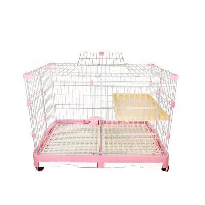 China Popular Breathable Fashion Metal Pet Hutches Guinea Pig Cage Hamster Breeding Cage for sale