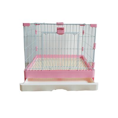 China Breathable Hot Selling Quality Metal Dog Crate Playpen Indoor Heavy Toq Pet Cage Cat Rabbit Dog Cage for sale