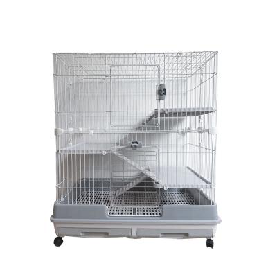 China Breathable Wholesale Warm Pet Cage Multicolor Pet House With Wheels Movable for sale