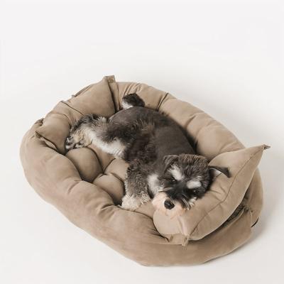 China New Design Super Soft Multifunctional Pet Sofa Bed Waterproof For Cats Dog Bed for sale