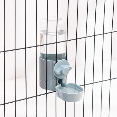 China 500ML Large Capacity Automatic Hanging Bowl Feeder In Cage Rabbit Drinking Water Bottle For Rabbit for sale